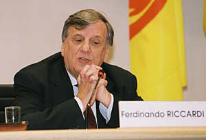 Ferdinando Riccardi, direttore di Agence Europe, vincitore del premio giornalistico 